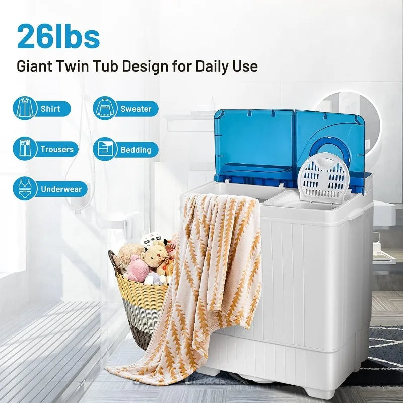 Twin Tub Washer with Spin Dryer