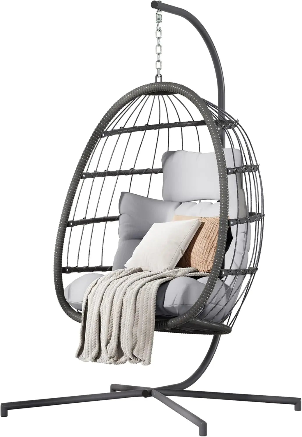 Patio Hammock Swing Chair with Cushion Loveseat