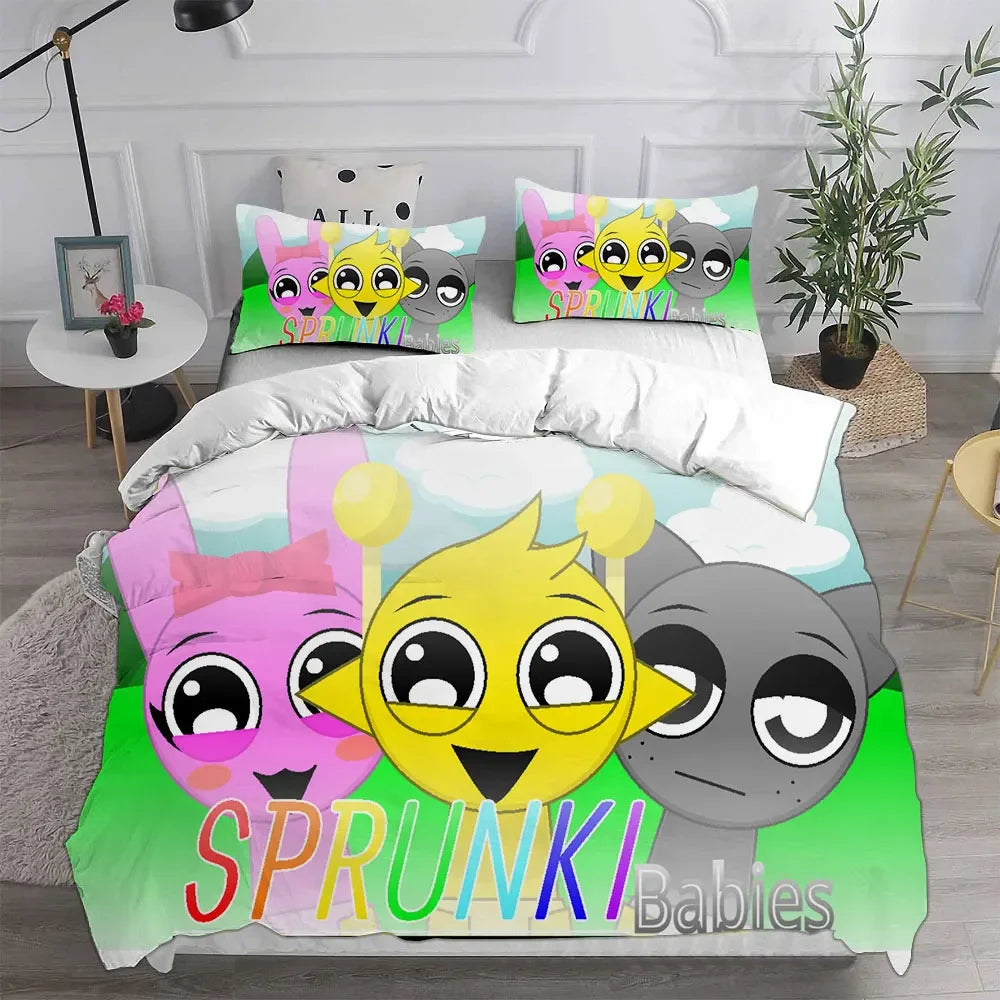 Game Sprunki Bedding Sets