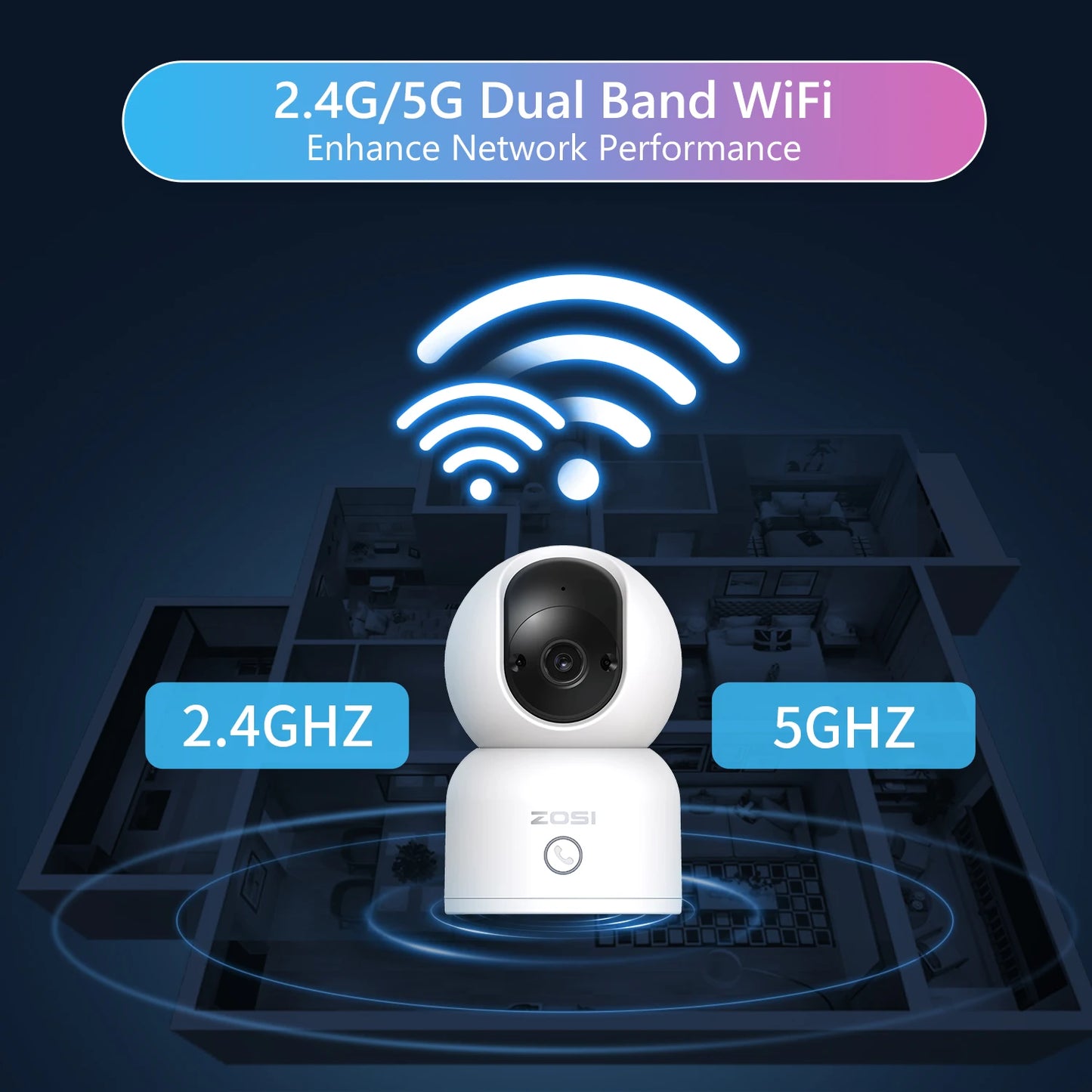 Indoor Pan/Tilt Smart Security Camera