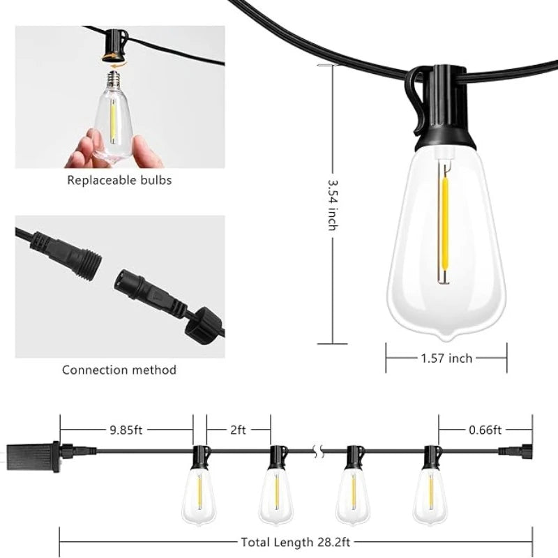 LED Patio Lights Waterproof