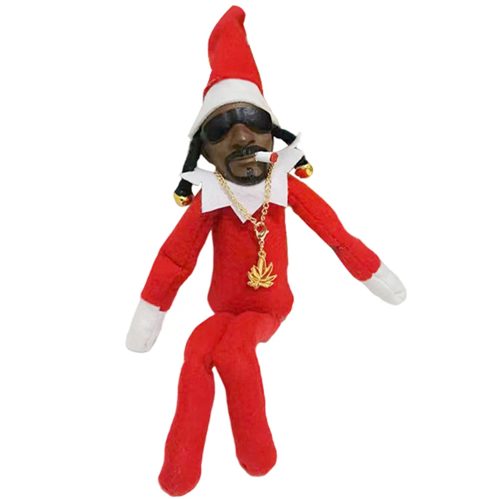 Christmas Elf Doll with Snoop on a Stoop Christmas Trees Decoration