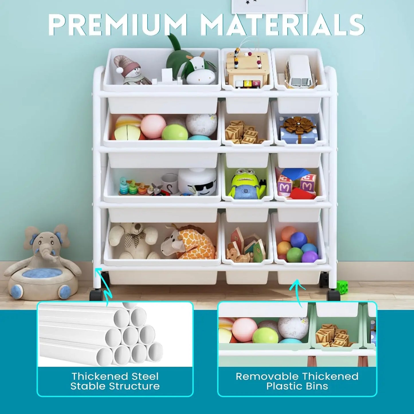 Kids Toy Storage Organizer