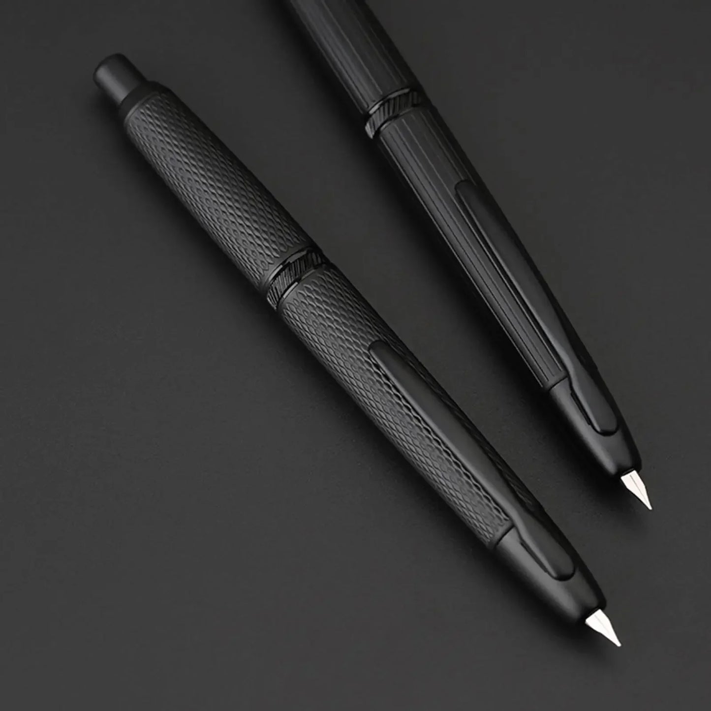 Press fountain pen