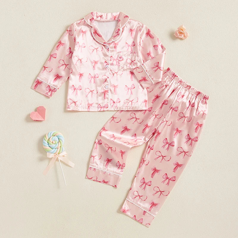 Baby Girl Silk Pajama Set