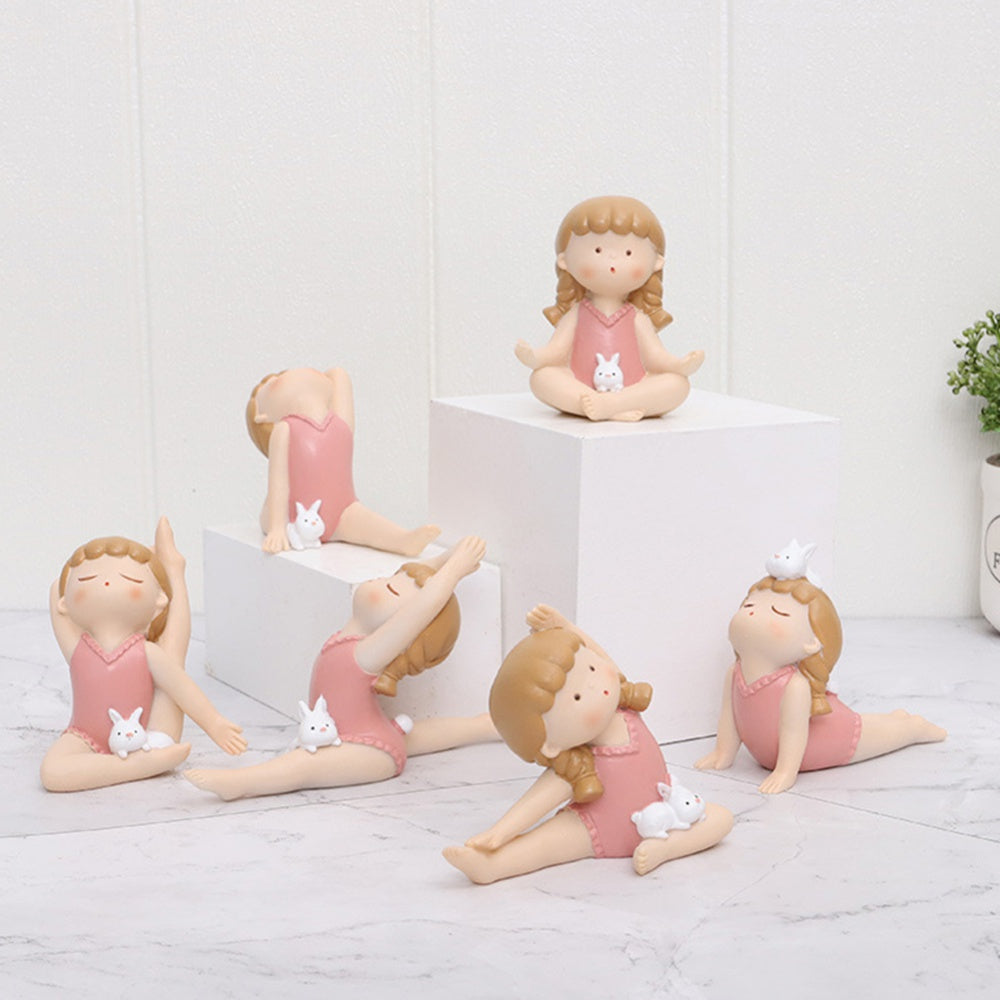Girl Bedroom Decor - Bunny Girl Figurines Statue