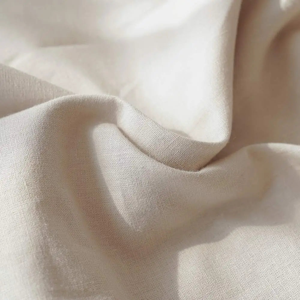 Mattress Cover Natural Flax Cotton Soft Bedding