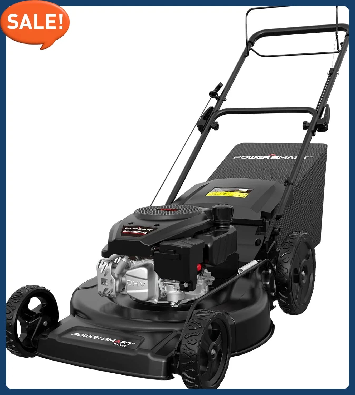 Self Propelled Gas Lawn Mower - Rear Wheel Drive