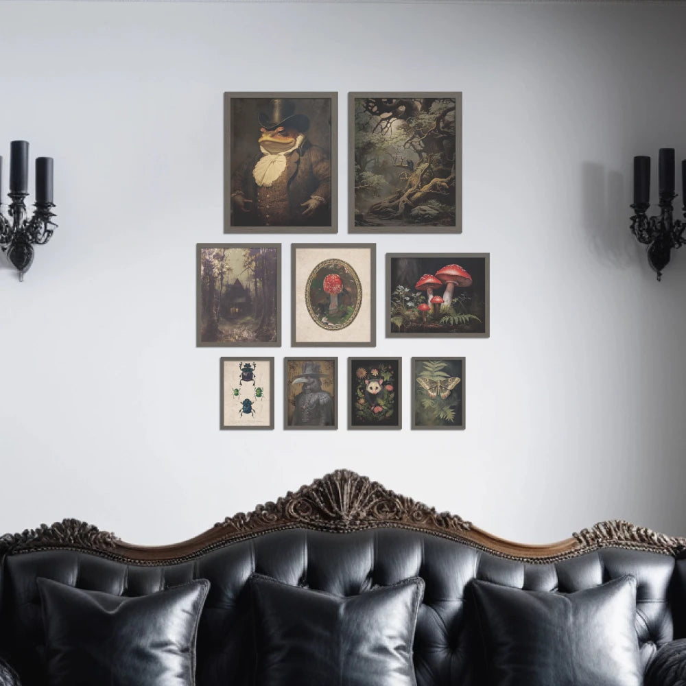 Gothic Style Canvas Printing Wall Art Decor