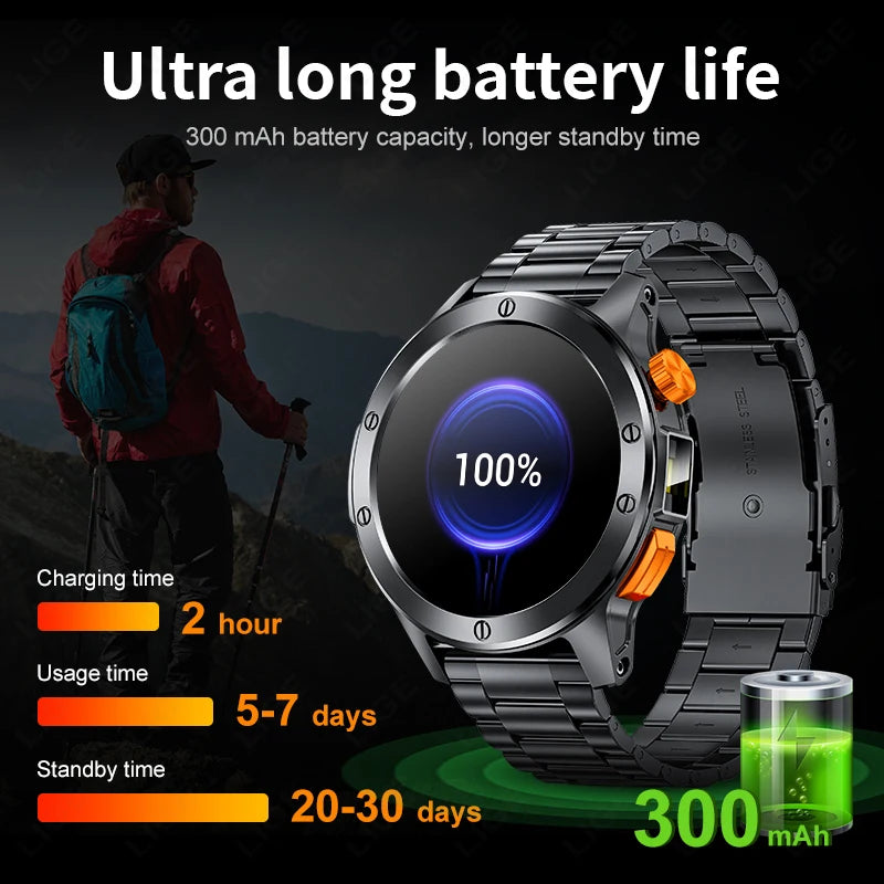 Military Sports Smartwatch for Men