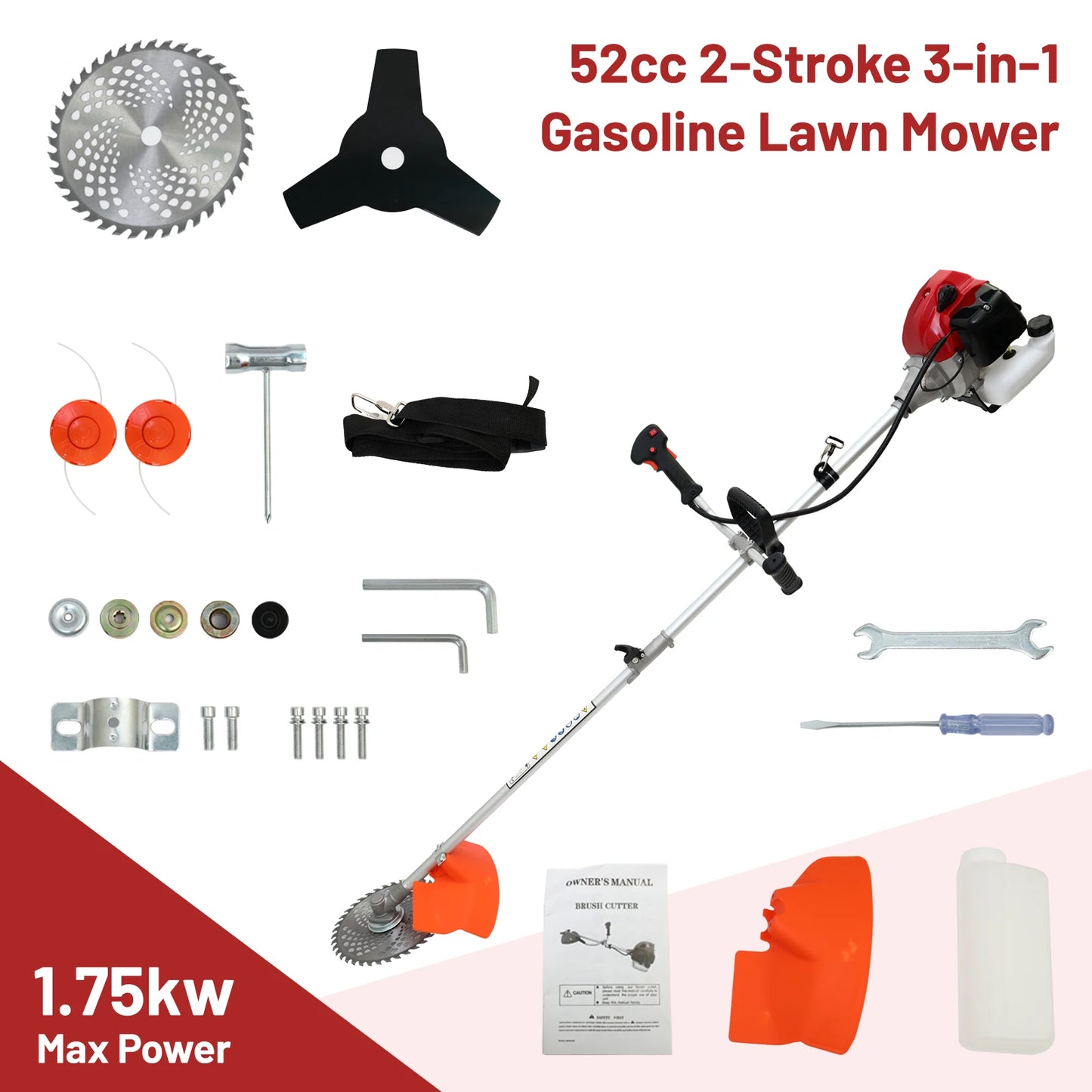 Weed Wacker 2-Stroke Gas Grass Trimmer