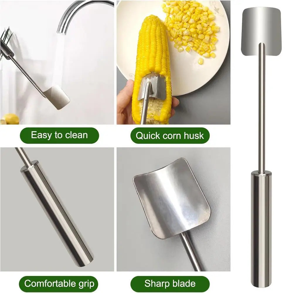 Corn Cob Peeler Stainless Steel