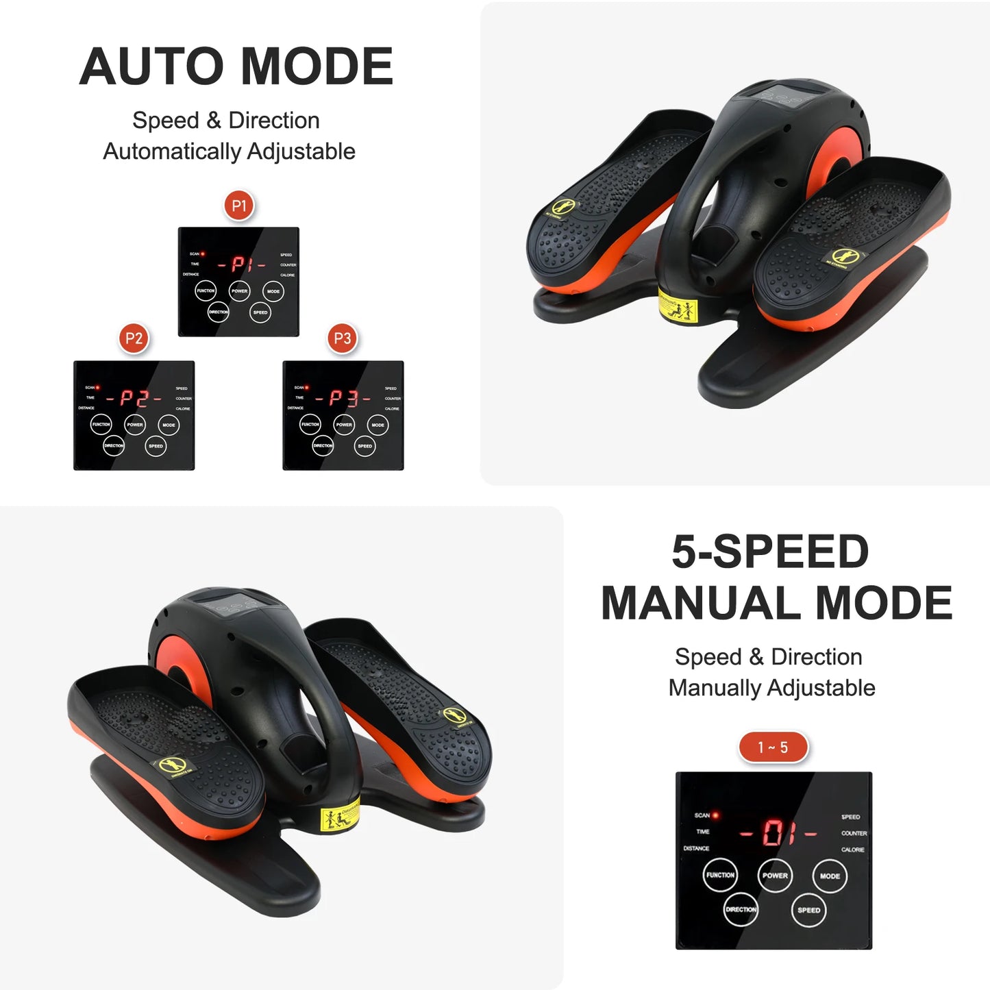 Exerciser Seated Elliptical Machine