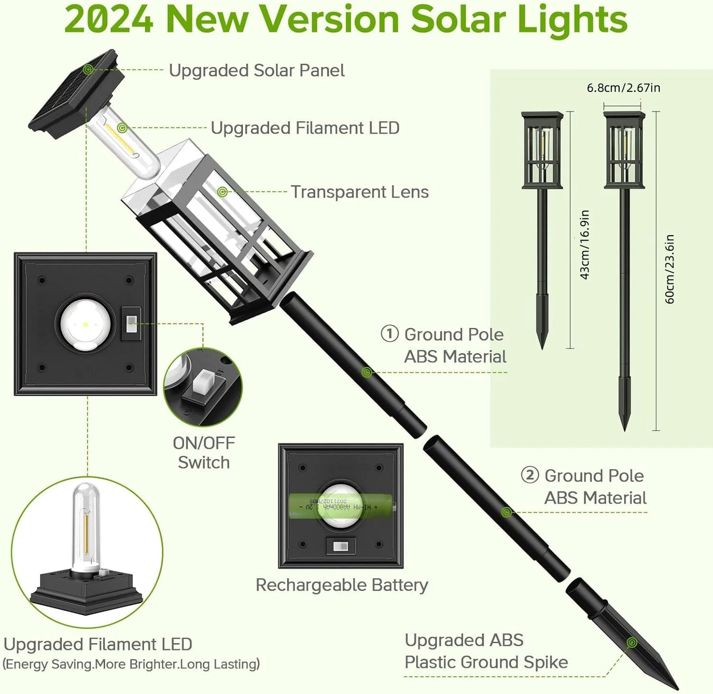 Garden Solar Pathway Lights