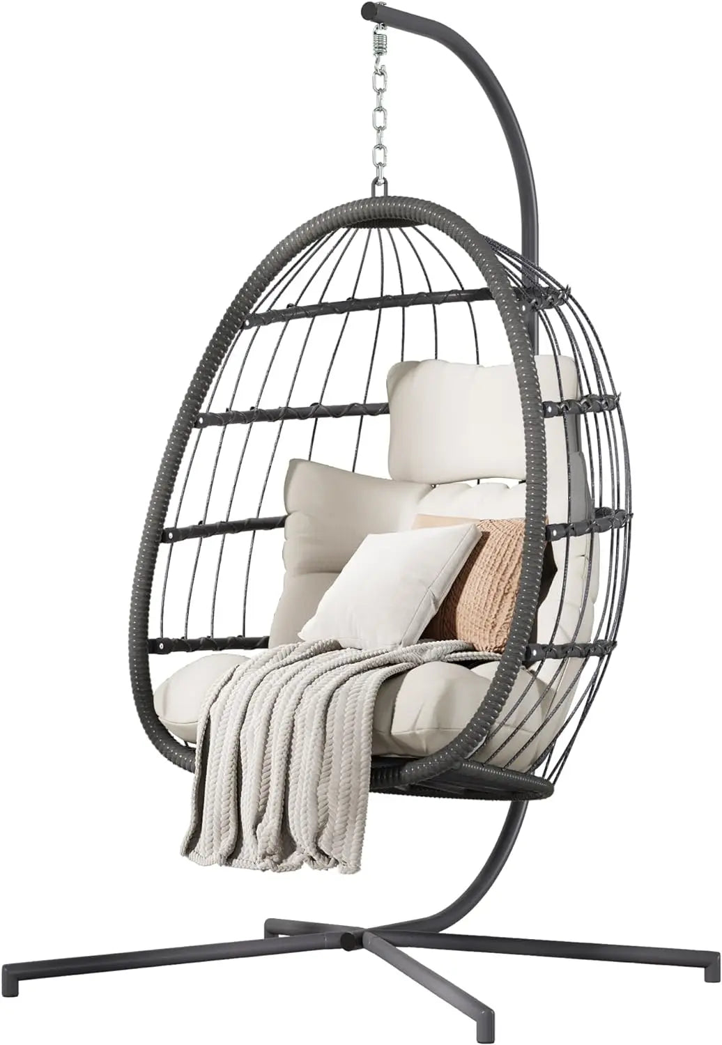 Patio Hammock Swing Chair with Cushion Loveseat