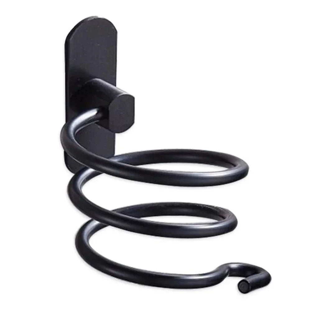 Bathroom Accessory Hair Dryer Holder Wall Mounted Organizer