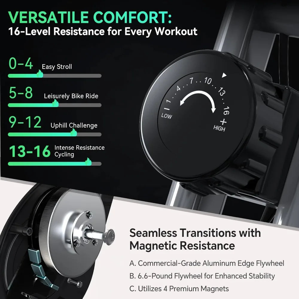 Stationary Foldable Exercise Bike