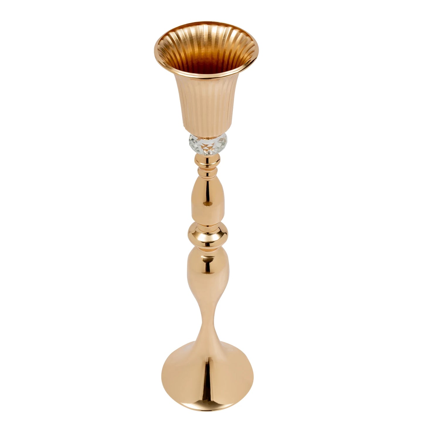Tall Flower Vases Set of Gold Centerpiece Flower Stand
