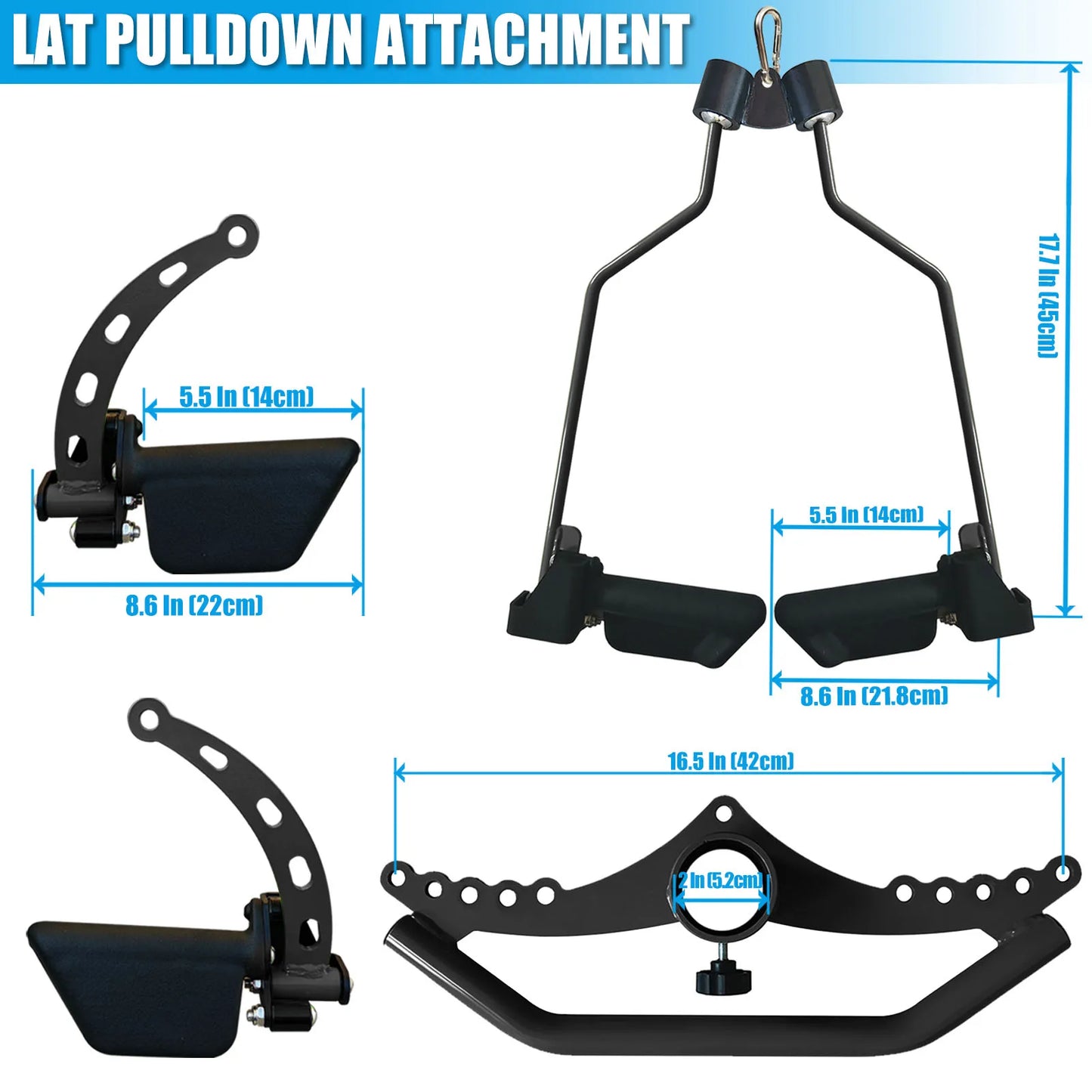 Cable Machine Attachments for Home Gym Fitness