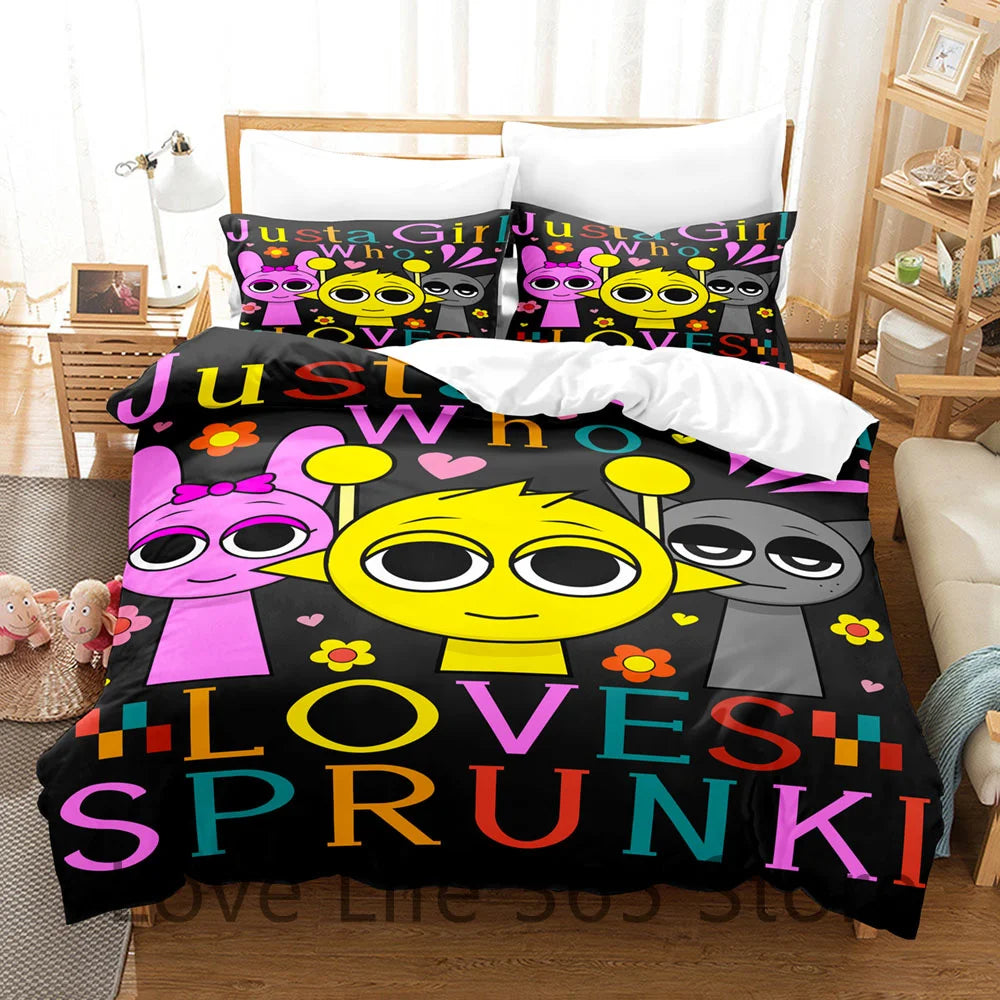 Game Sprunki Bedding Sets