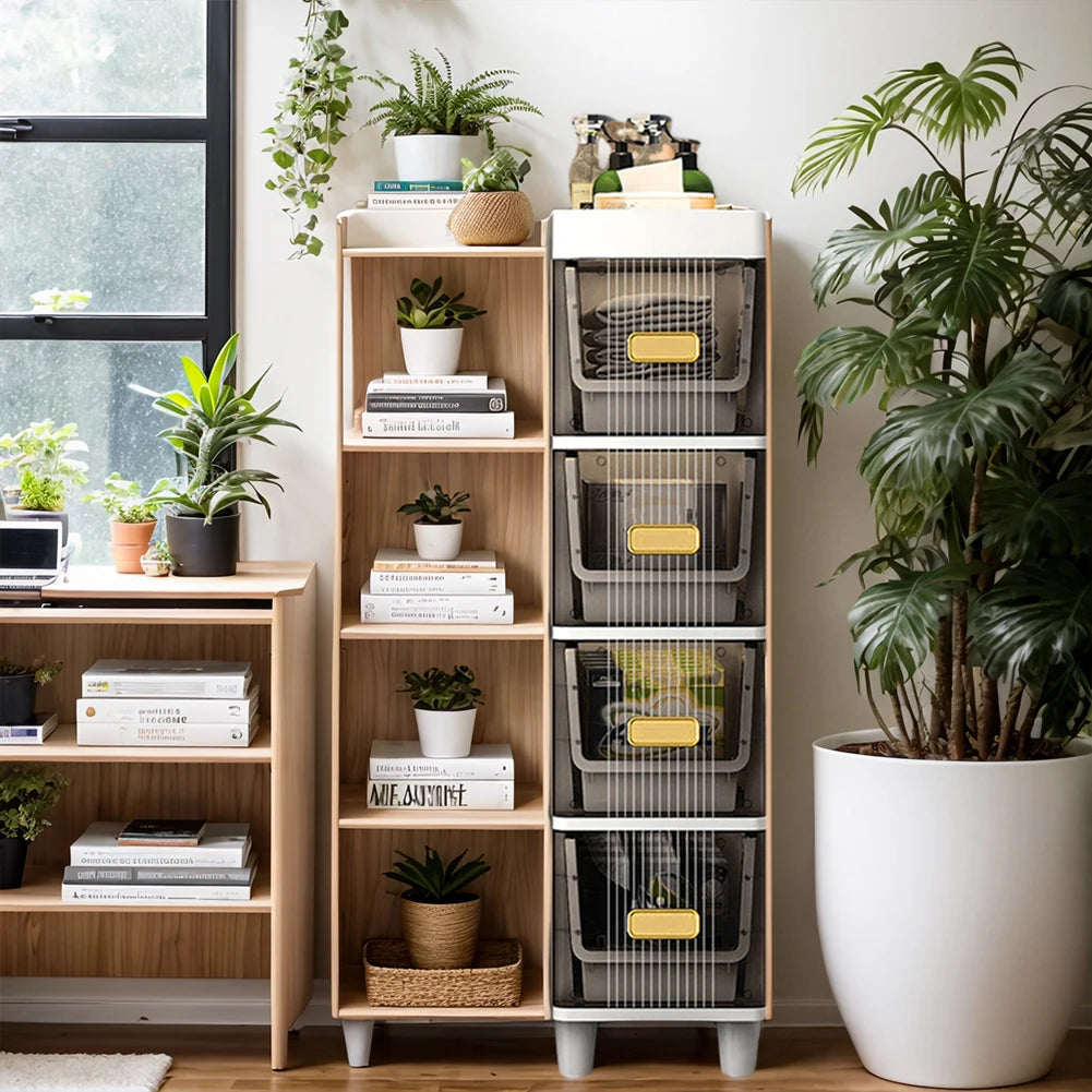 Corner Tier Bathroom Drawer Cabinet