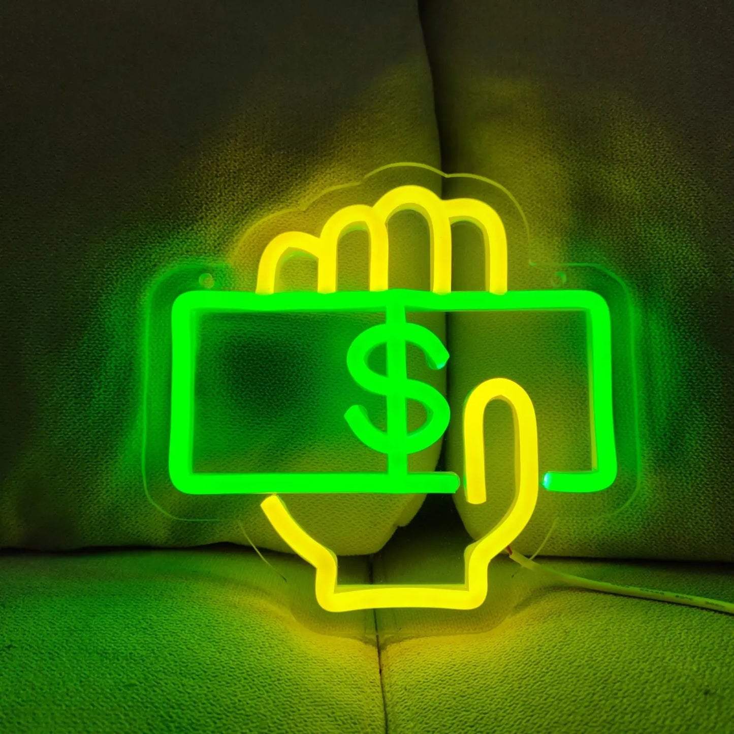 Money Neon Sign Wall Decor