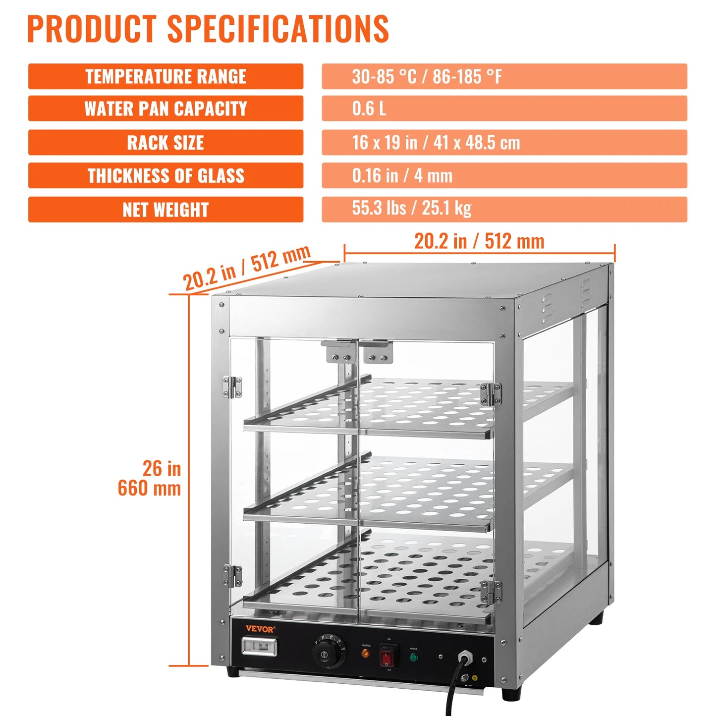 Kitchen Appliance Countertop Food Warmer