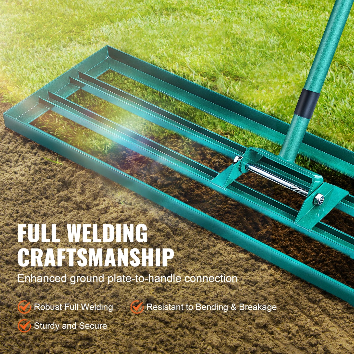 Heavy-duty Lawn Leveling Rake