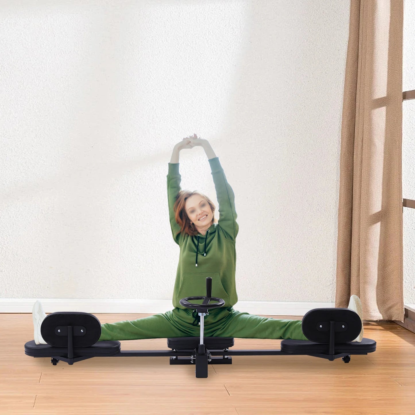 Heavy Duty Leg Stretcher Machine Home Gym Training Fitness Equipment