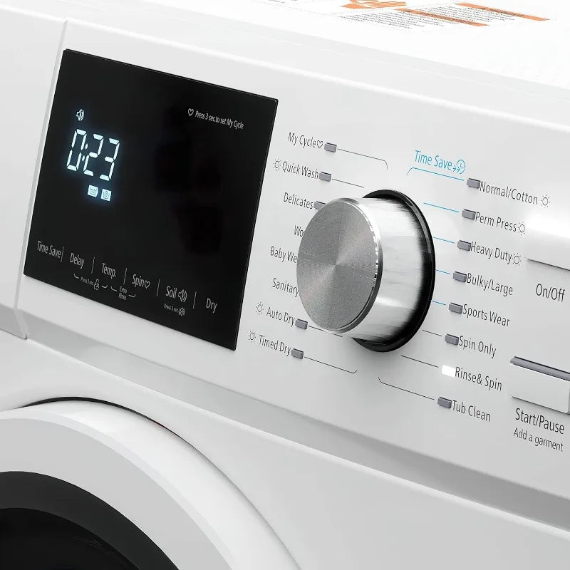 2-in-1 Front Load Washer and Dryer Combo
