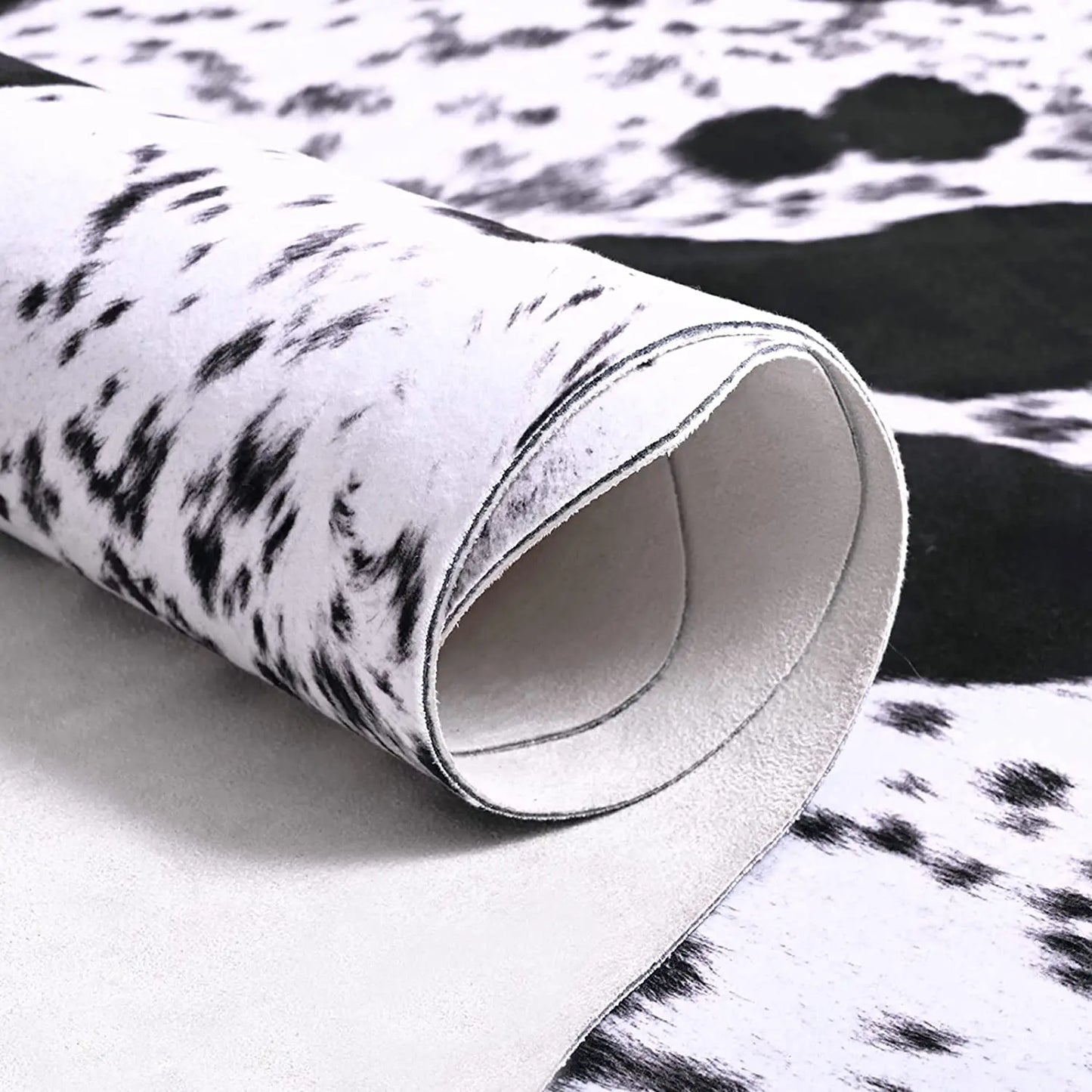 American style Animal Print Rug faux fur