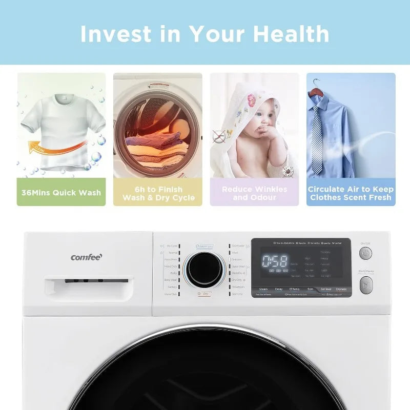 Washer and Dryer Combo - Full-Automatic