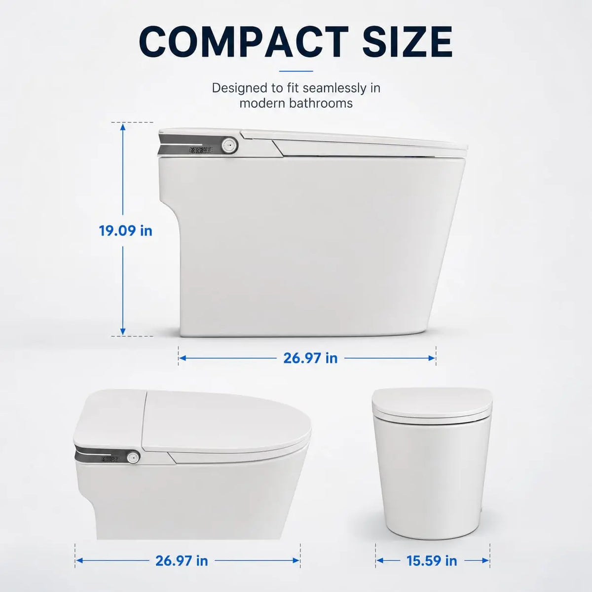 Smart Toilet With Built In Bidet