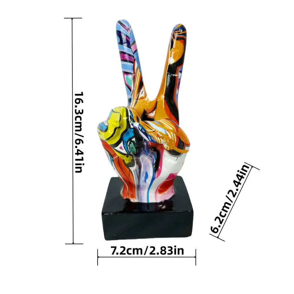 Art And Crafts Graffiti Hand Gesture Ornament