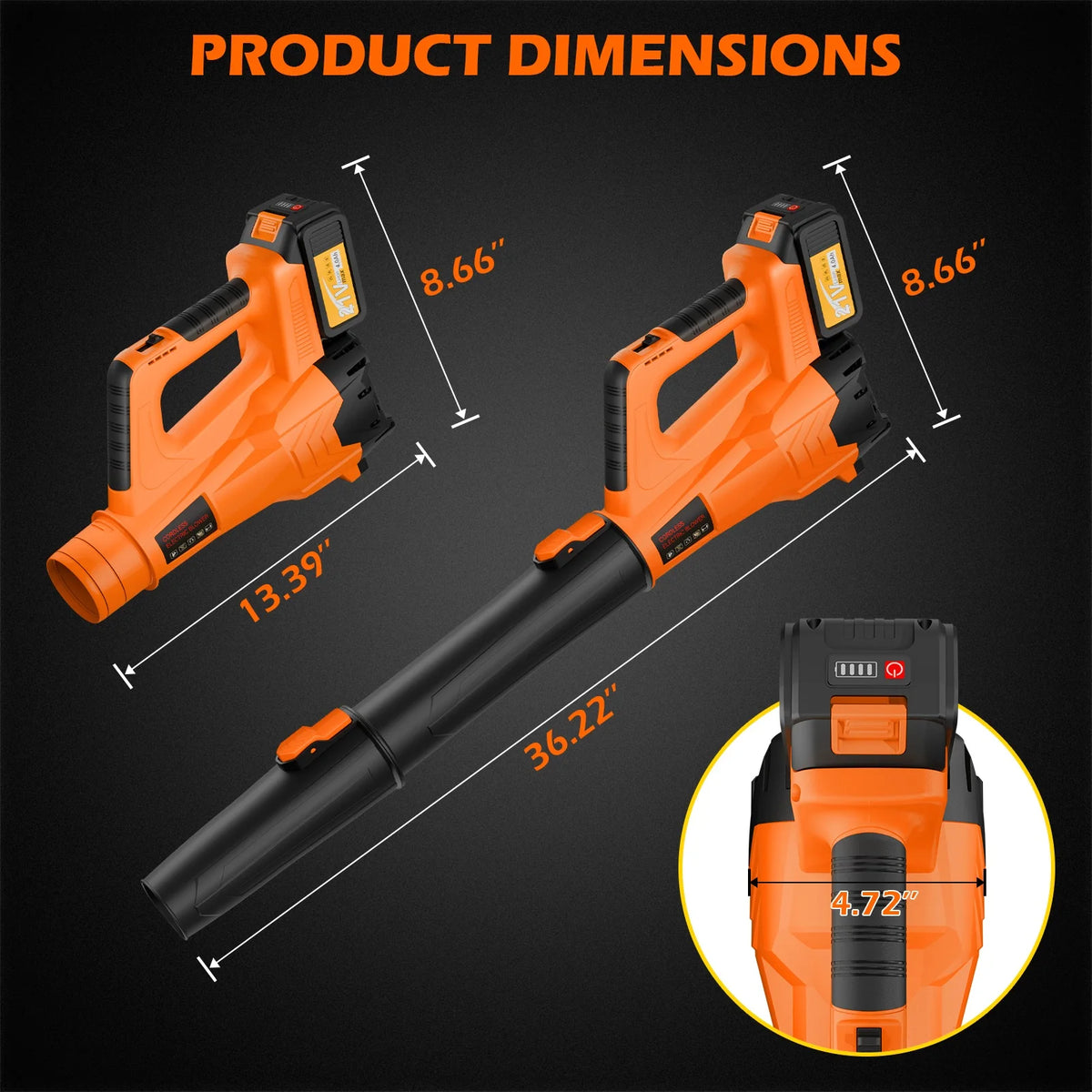 Cordless Electric Leaf Blower