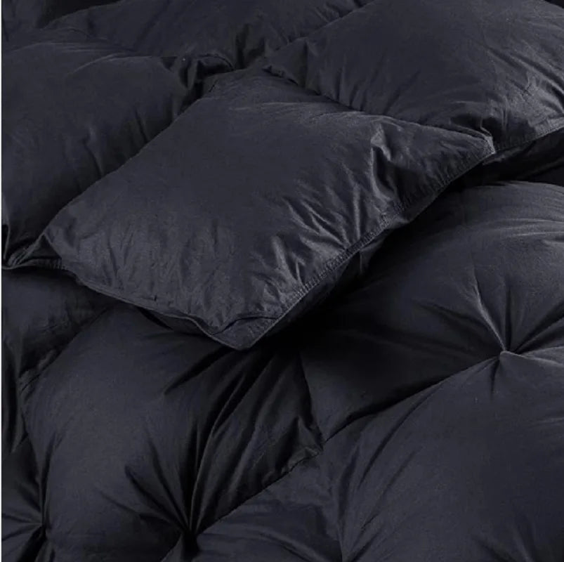 All-Season Goose Down Feather Fiber Comforter