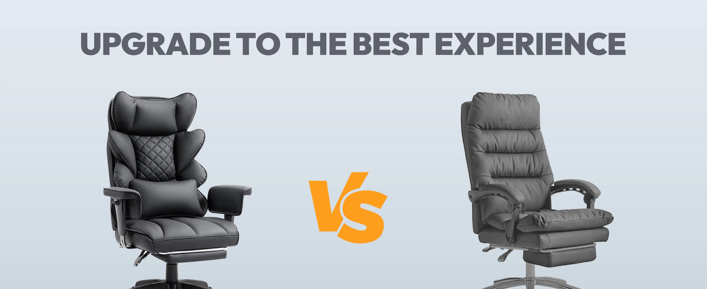 Office Chair with Pocket Spring Cushion and Lumbar Support