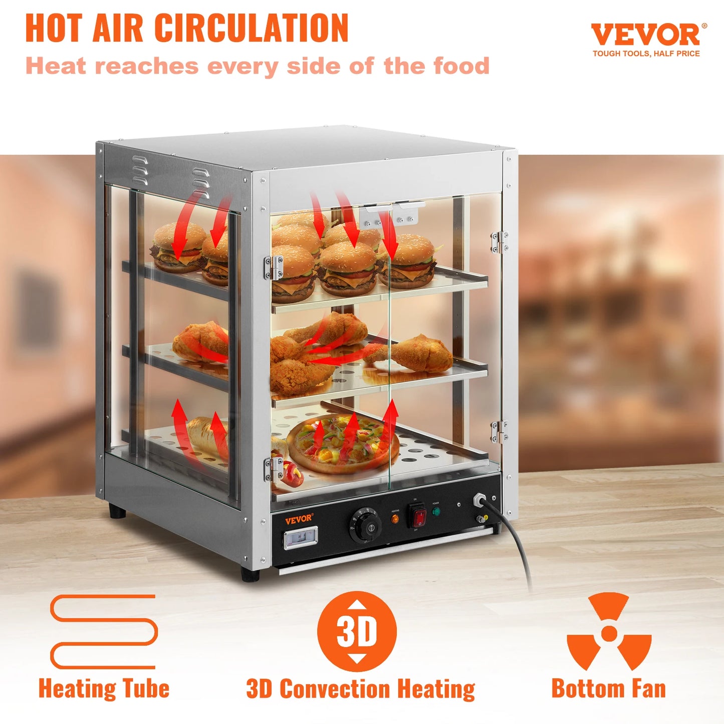 Kitchen Appliance Countertop Food Warmer