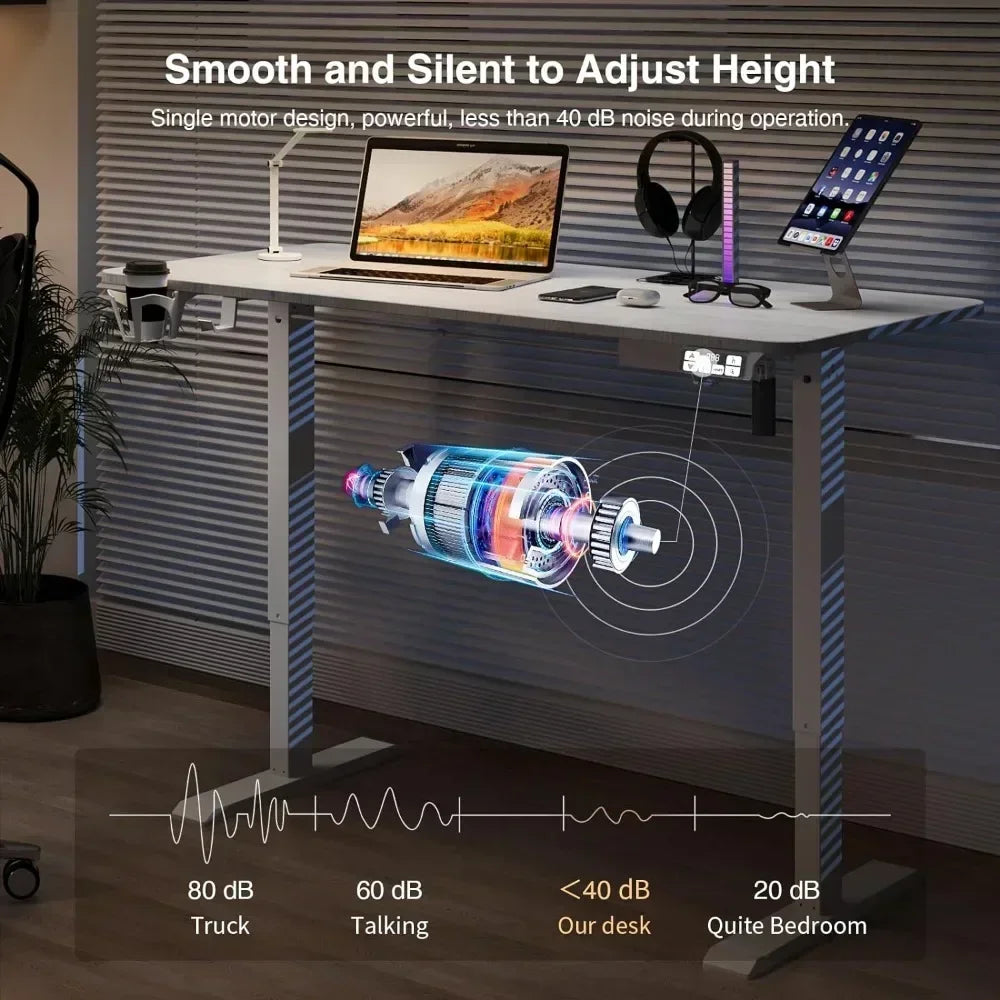 Adjustable Electric Standing Workstation Desk