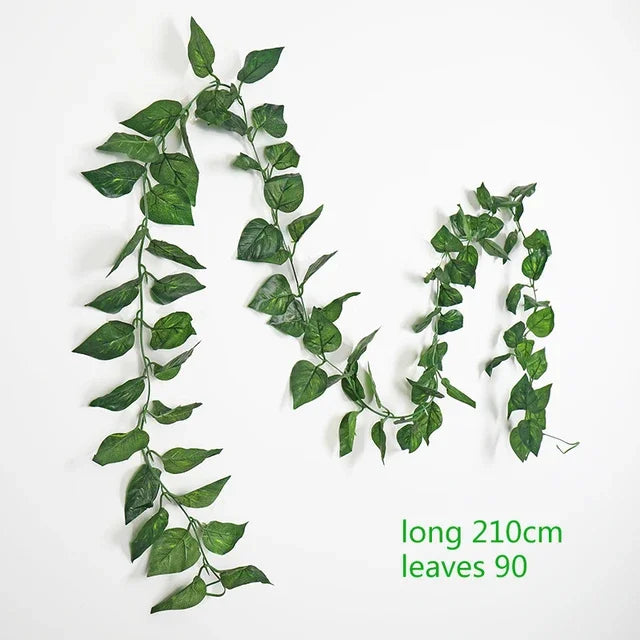 Artificial Green Silk Ivy Hanging Vines