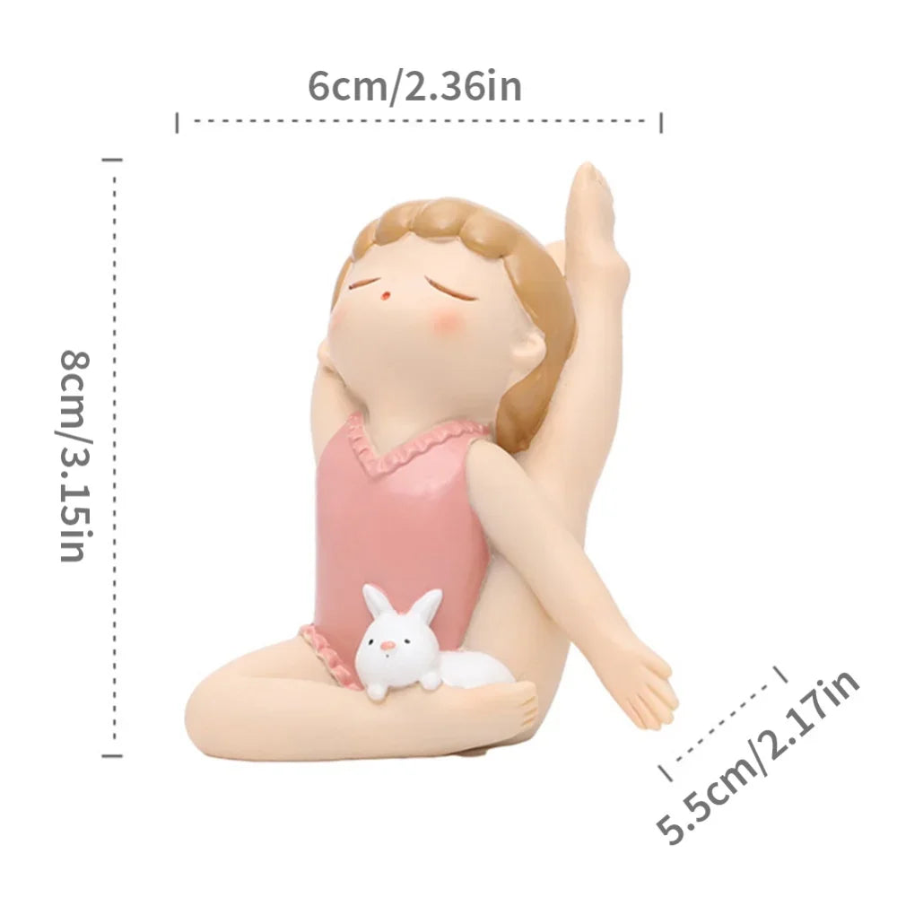 Girl Bedroom Decor - Bunny Girl Figurines Statue
