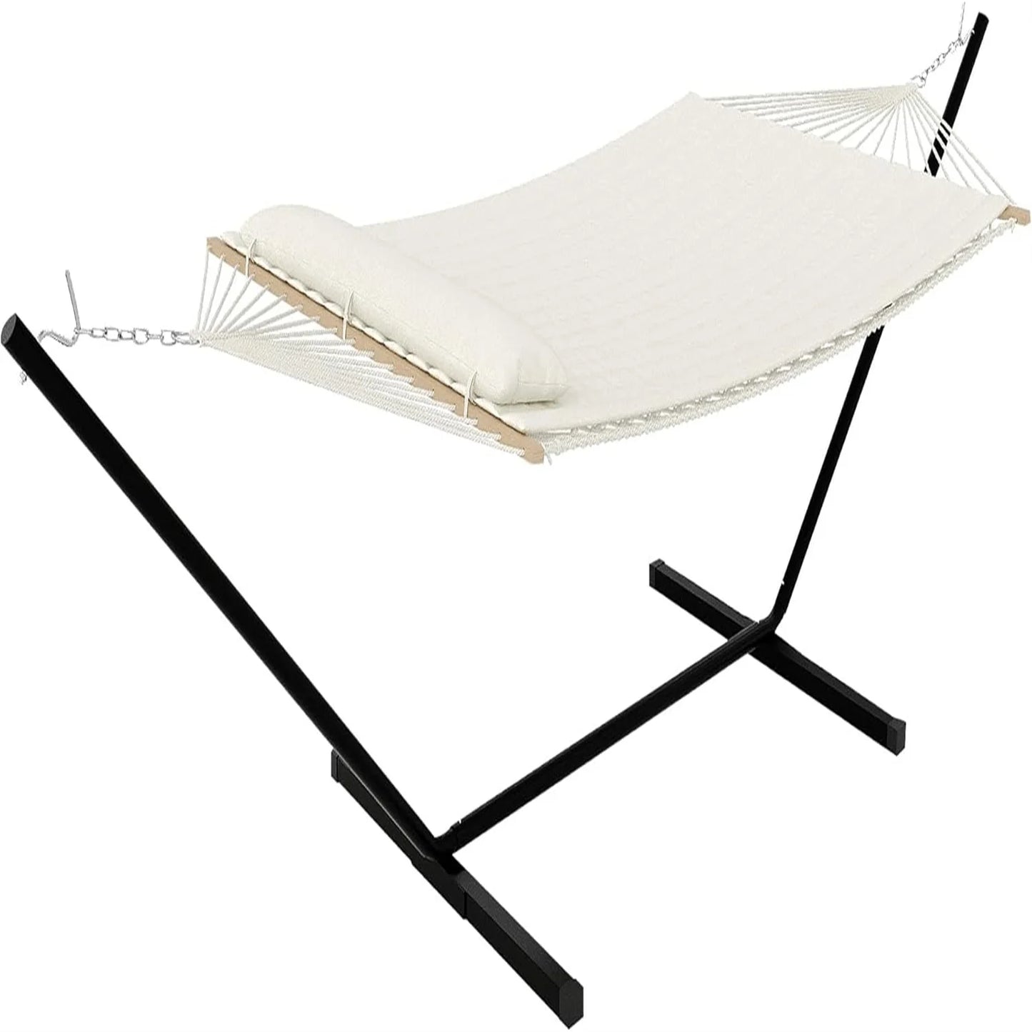 Heavy Duty Capacity Double Hammock with Stand