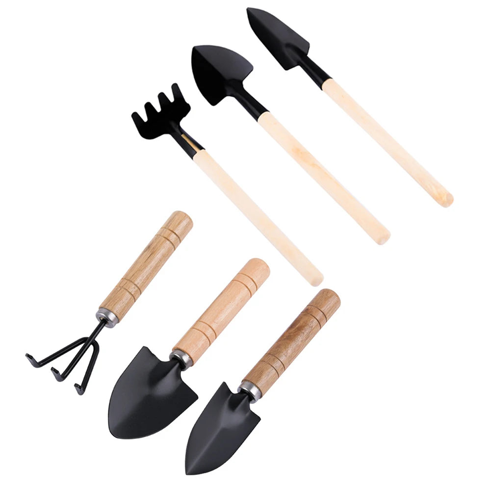 3Pcs Shovel Rake Spade Set