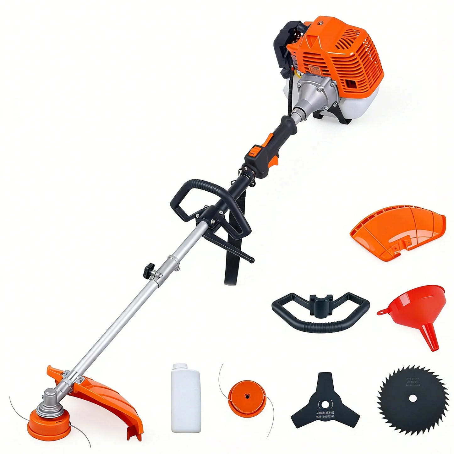 Gas Weed Eater Quick Start With Shoulder Strap