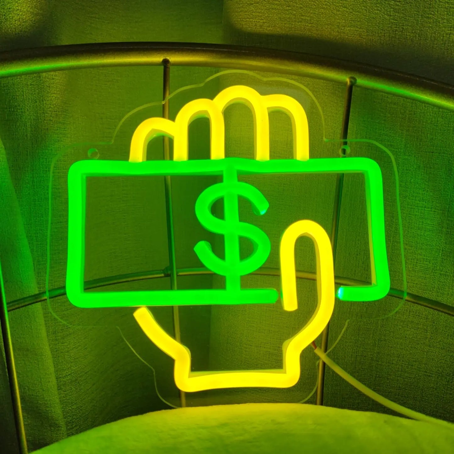 Money Neon Sign Wall Decor