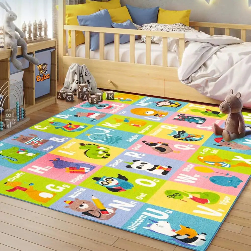 Abc Alphabet Animal Carpet