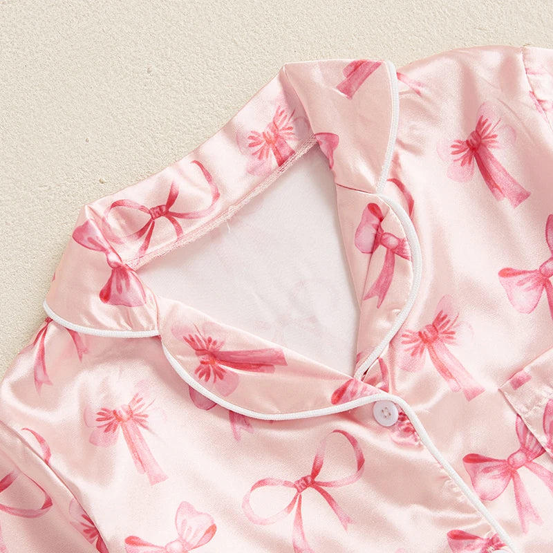 Baby Girl Silk Pajama Set