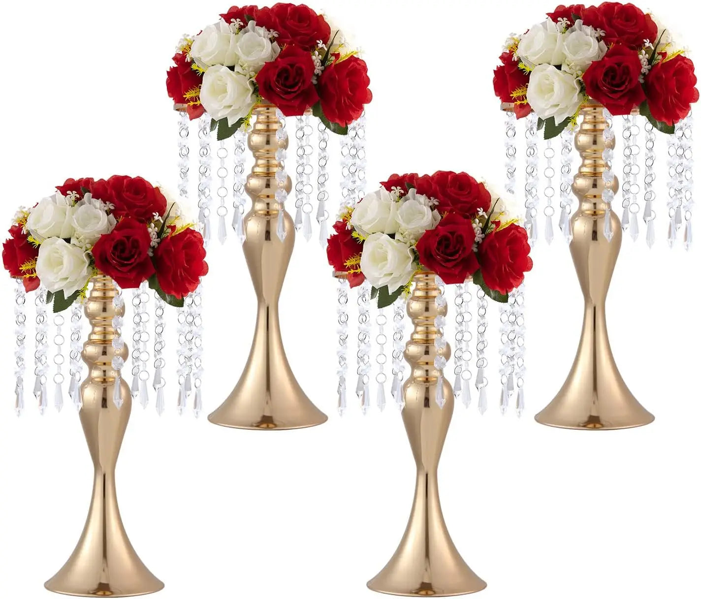 Versatile Gold Flower Vase Centerpiece