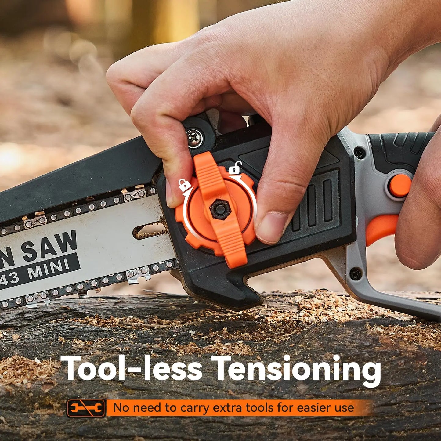 Extendable Pruning Saw Garden Tree Pruner With 2 4000mAh Batteries