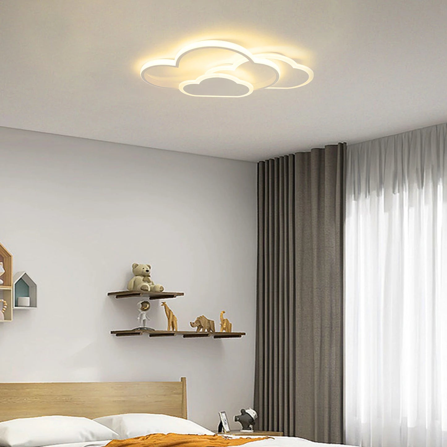Modern Acrylic LED Creative Cloud Ceiling Light